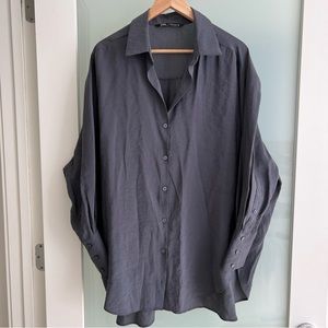 Zara Button Down Blouse